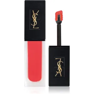 Yves Saint Laurent Tatouage Couture Velvet Cream highly pigmented creamy lipstick with matt effect shade 202 Coral Symbol 6 ml