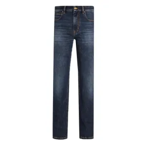 Z Zegna Men's Stretch Cotton 5-pocket Denim Jeans Blue 36W