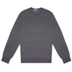 Z Zegna Men's Plain Sweater Grey XXL