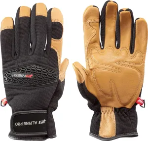Zanier Hochgall Black/Brown M Ski Gloves
