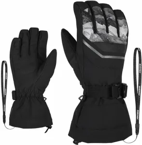 Ziener Gillian AS Grey Mountain Print 9 Ski Gloves