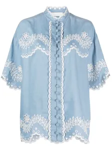 ZIMMERMANN - Embroidered Cotton Shirt