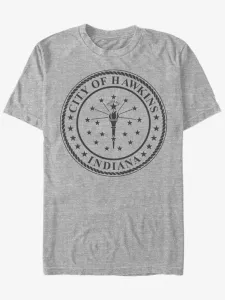 ZOOT.Fan Netflix Hawkins Stranger Things T-shirt Grey #74196