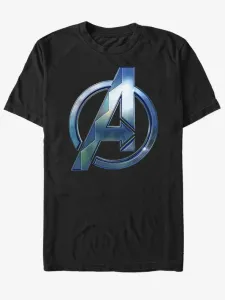 ZOOT.Fan Marvel Avengers symbol Black Panther: Wakanda nechť žije T-shirt Black