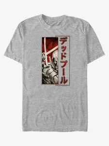ZOOT.Fan Marvel Deadpool Sword Kanji T-shirt Grey
