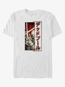 ZOOT.Fan Marvel Deadpool Sword Kanji T-shirt White