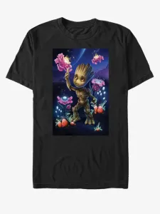 ZOOT.Fan Marvel Groot Strážci Galaxie T-shirt Black