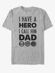 ZOOT.Fan Marvel Hero Dad T-shirt Grey