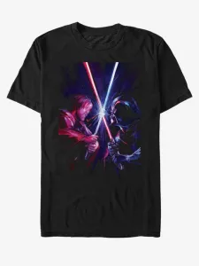 ZOOT.Fan Star Wars Obi Van Kenobi Darth Vader T-shirt Black
