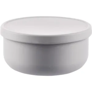 Zopa Silicone Bowl with Lid silicone bowl with cap Dove Grey 1 pc