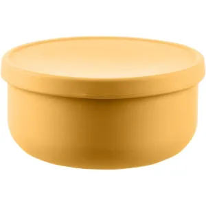 Zopa Silicone Bowl with Lid silicone bowl with cap Mustard Yellow 1 pc
