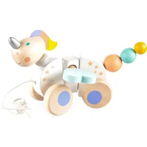 Zopa Wooden Pull Toy squeaky toy wooden Unicorn 1 pc